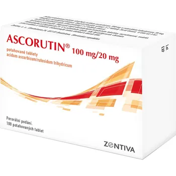 SANECA PHARMACEUTICALS Ascorutin 100 mg/20 mg 100 tbl.