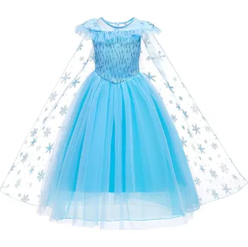 Karnevalový kostým Frozen (Ledové království) Světle modrý kostým "Ledové království - Elsa" s doplňky Varianta: Šaty, Velikost: 4T/120