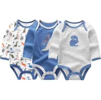 Kojenecké body - chlapecké (3 ks) Motiv: Set 3, Velikost: 6M