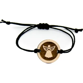 Náramek art-wood.cz Provázkový náramek - Anděl strážný