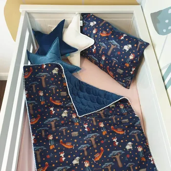 Dětská deka Lily is sailing Deka Lily malý pilot navy Velikost: 0-3 let: 70 x 90 cm