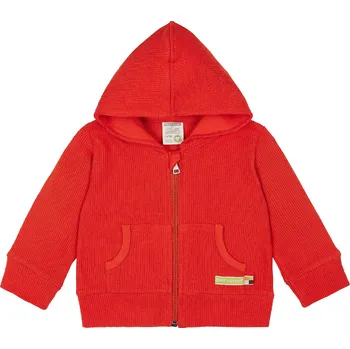 Dívčí mikina Dětská mikina s kapucí Tmavě oranžová loud + proud Velikost: 86/92