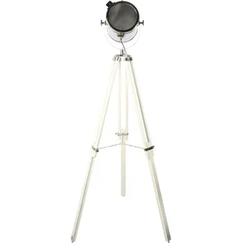 Stojací lampa Stojací lampa reflektor na trojnožce Tomba shiny Chrome - 46*46*165 CM/E27