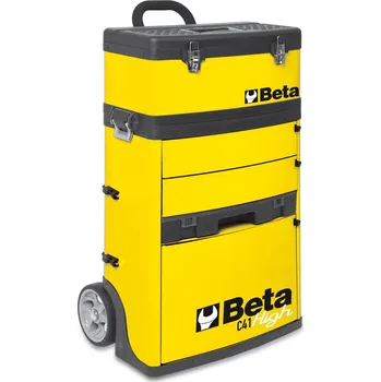 VOZÍK NA NÁŘADÍ SE 2 MODULY, ŽLUTÝ, 4100/C41HY (Vozík na nářadí s dvěma moduly)