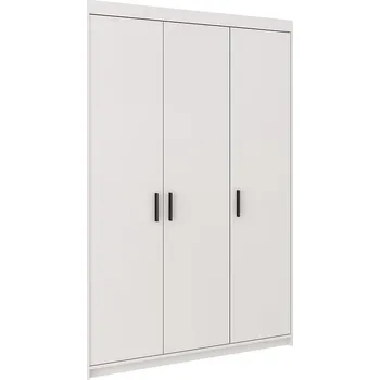 Šatní skříň Skříň Elena 133 cm Bílá