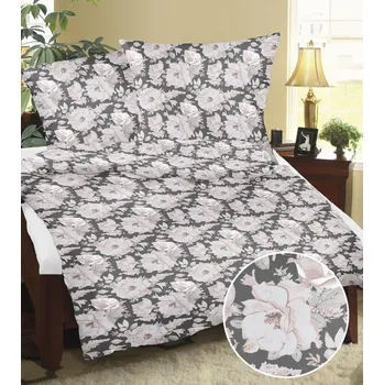 Povlečení Bellatex Povlečení krepové 140x220, 70x90 cm bílá růže