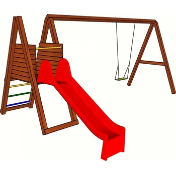 Dětské hřiště Houpačka se skluzavkou PETR A Vladeko