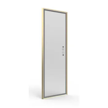 Zrcadlo LED zrcadlo do šatny LZ1 145 x 45 cm zlaté