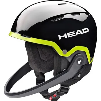 Cyklistická přilba Helma Head Team SL + Chinguard 320407 Black/Lime XS/S