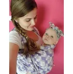 Šátek na nošení miminek a dětí ŠaNaMi - Kostky - testovací, Velikost: 5,5m