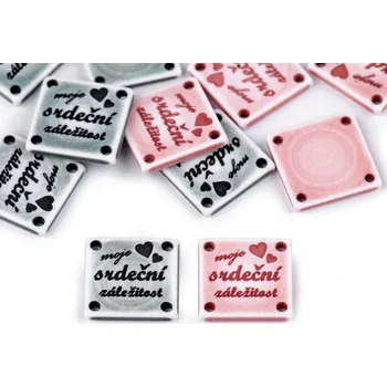 Nášivka Nášivka / cedulka / štítek MOJE SRDEČNÍ ZÁLEŽITOST (830466)