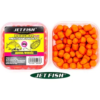 Nástraha Jet Fish Feeder fluo měkčené pelety 40 g příchuť: Česnek