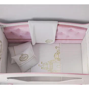 Povlečení Čilek Ložní souprava do luxusní dětské postýlky 70x130 cm Princess Baby