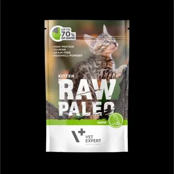 Krmivo pro kočku Raw Paleo Kitten Game kapsička 100 g