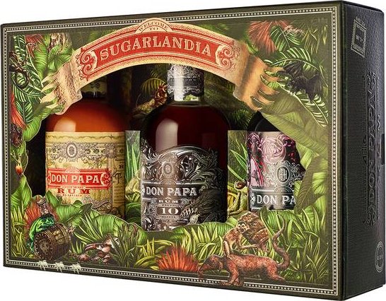 Don Papa Super Premium Mini Tri Pack 42,67 % 3x 0,2 l box 