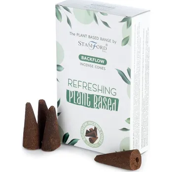 Vonný olej Stamford Vonné kužely Tekoucí dým Plant Based Refreshing 12 ks