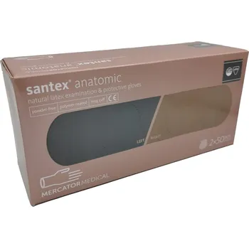 Vyšetřovací rukavice Mercator Medical Santex Anatomic 100 ks 6,5