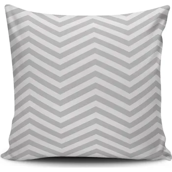 Dekorativní polštářek ASIR Dekorační polštářek ŠEDÉ VLNY 43 cm polyester