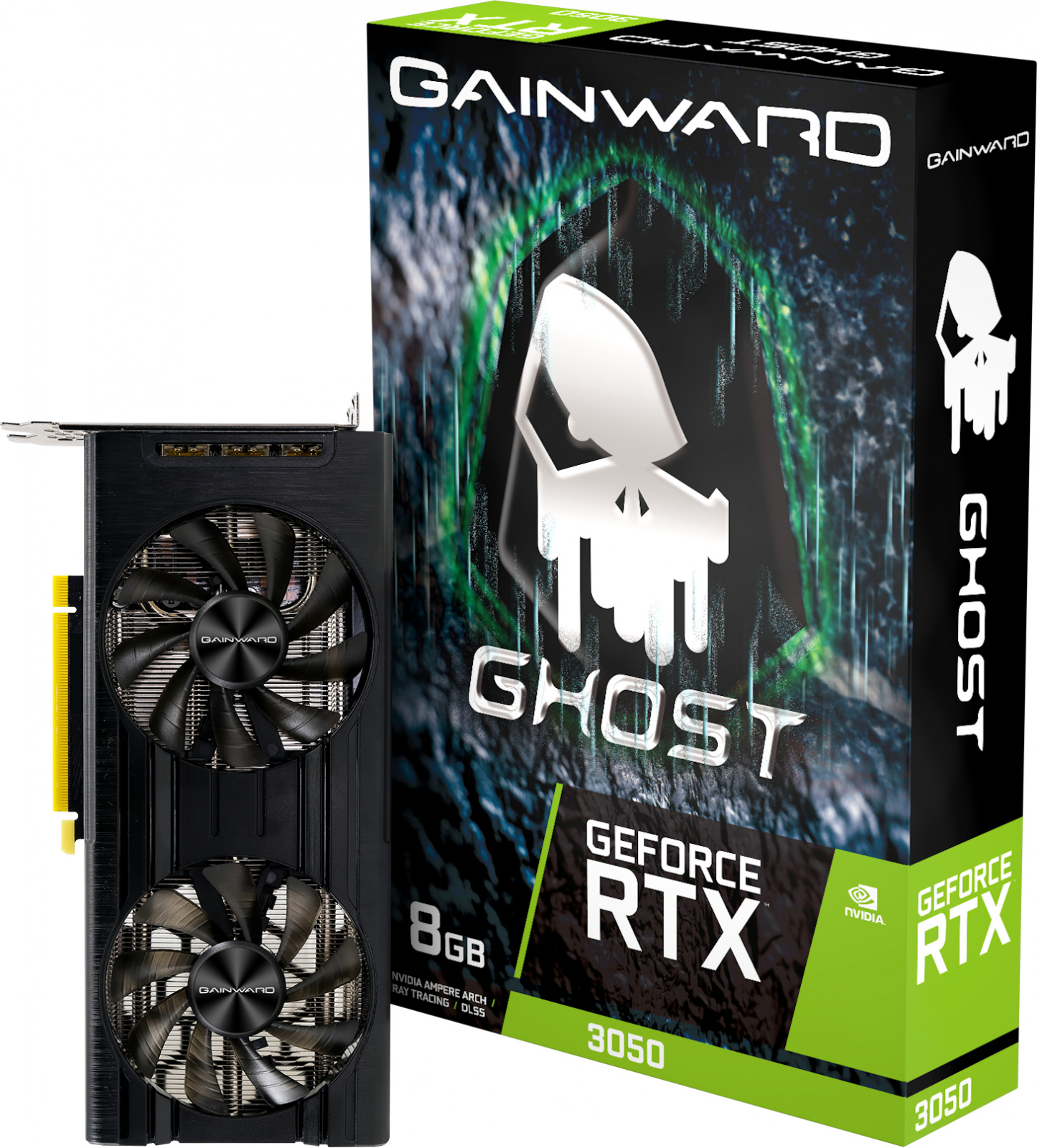 foto Grafická karta Gainward GeForce RTX 3050 Ghost 8G (NE63050019P1-190AB)