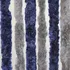 Moskytiéra BRUNNER Dekorativní závěs proti hmyzu 56 x 205 cm modrý/stříbrný