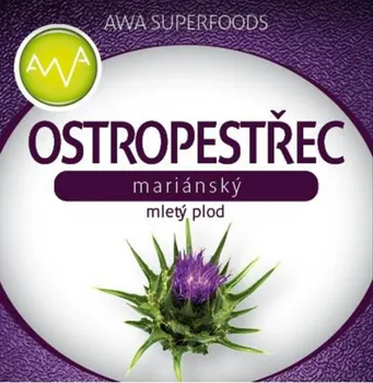 Přírodní produkt AWA superfoods Ostropestřec mariánský plod