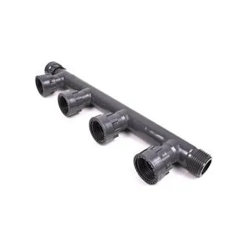 Instalatérský materiál RAIN PVC Holendrový řadový 4T-kus 1", M-F-F-F-F-F závit