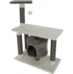 Kerbl Škrabadlo pro kočky Jade Darklight, šedá/bílá, 96 x 70 x 35 cm