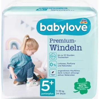 Plena BABYLOVE DĚTSKÉ PLENKY VEL. 5+ NĚMECKO!