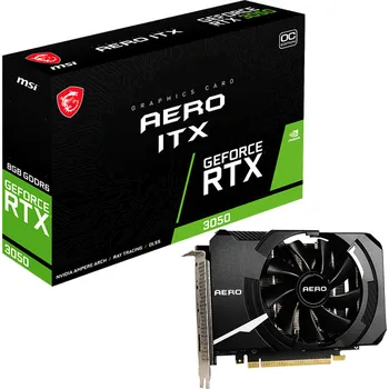 Grafická karta MSI GeForce RTX 3050 (GEFORCE RTX 3050 AERO ITX 8G OC)
