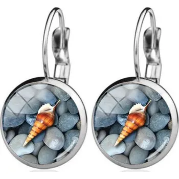 Náušnice Ocelové náušnice mušle