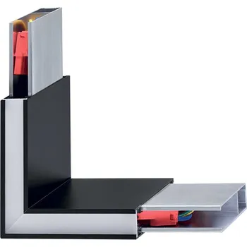 Nástěnné svítidlo Ideal Lux Rohový spojovací díl pro řadu Linus sp Ideal Lux, 3000K Barva: Černá