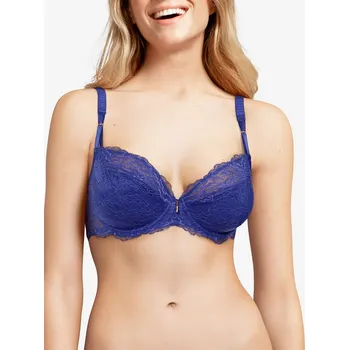 Souprava dámského spodního prádla Podprsenka bardotka CHANTELLE (13L5-06), Barva modrá, Velikost 80D