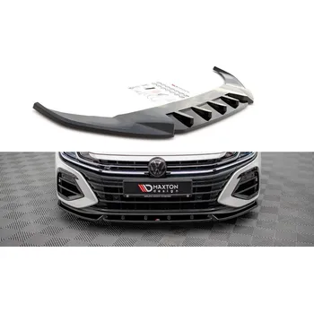 Nárazník Spojler pod nárazník lipa V.2 Volkswagen Arteon R černý lesklý plast