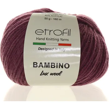 Příze Etrofil Bambino Lux Wool světle nachová 70606
