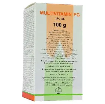 Chov hospodářského zvířete Multivitamín PG plv sol 100g a.u.v.