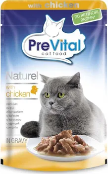 Krmivo pro kočku PreVital Naturel Adult kuřecí kapsička 85 g