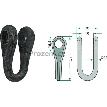 Řetěz na kolo Článek řetězu pro Mc Connel