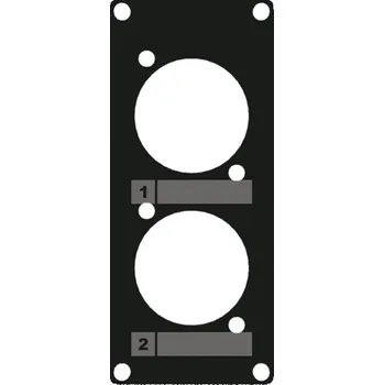 Panel k vaně CAYMON CASY105/B - panel 2x otvor