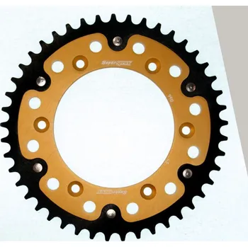 Řetězová sada pro motocykl Rozeta SUPERSPROX STEALTH RST-990:45-GLD zlatá 45 zubů, 520