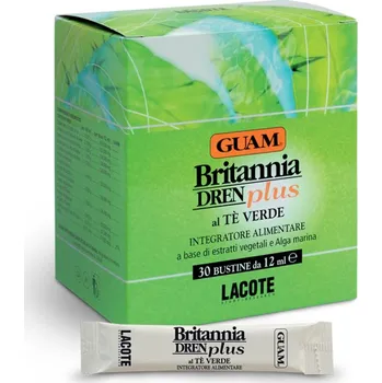 GUAM Britannia dren plus se zeleným čajem 30 sáčků