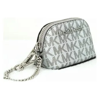 Peněženka Michael Kors dámské Pouzdro GIFTABLES 35H1SGFK3M SILVER COIN POUCH KEY FOB Michael Kors 35H1SGFK3M