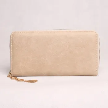 Béžovo-hnědá hladká peněženka ROMINA&CO K19