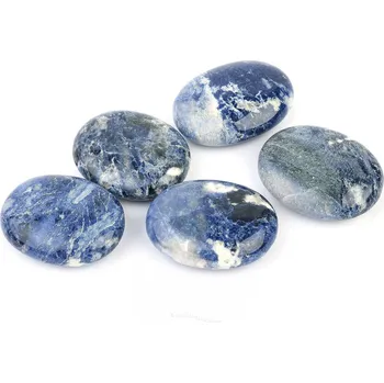 Přírodní kámen Sodalit masážní mýdlo 45mm