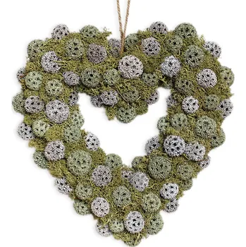 Srdce ambroň/mech 28cm (540734)