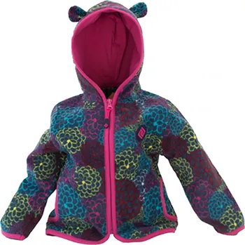 Pidilidi Mikina microfleezová s kapucí propínací, Pidilidi, PD1070, Holka 2021 Velikost: 80/86, Barva: růžová