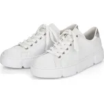 Dámské tenisky N59W1-80 Rieker bílé Barva: weiss, Velikost: 42