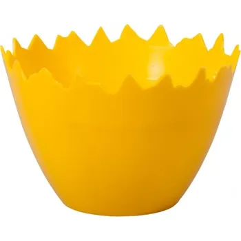 Obal na květináč Nohel Garden Skořápka 9 cm žlutý