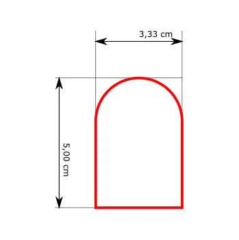 Vykrajovátko Naše Vykrajovátko Rámeček 4 Velikost: 5 cm Vykrajovátko