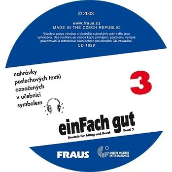 Cizí jazyk einFach gut 3 CD /1ks/ -