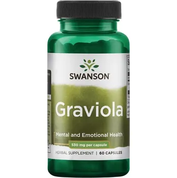 Přírodní produkt Swanson Graviola 530 mg 60 cps.